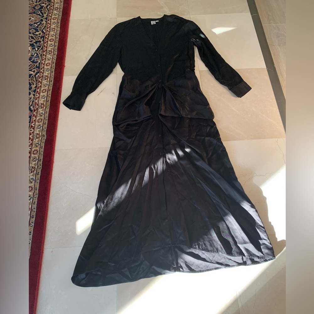 TOTEME Satin Knot Dress Size 36